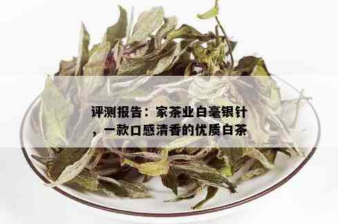 评测报告：家茶业白毫银针，一款口感清香的优质白茶