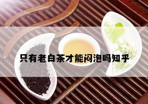 只有老白茶才能闷泡吗知乎