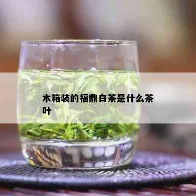 木箱装的福鼎白茶是什么茶叶