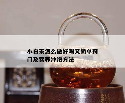 小白茶怎么做好喝又简单窍门及营养冲泡方法