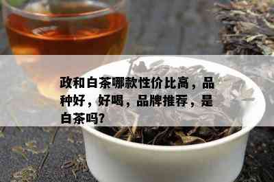 政和白茶哪款性价比高，品种好，好喝，品牌推荐，是白茶吗？