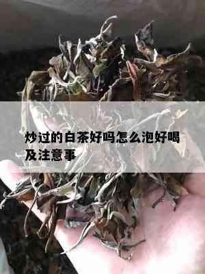 炒过的白茶好吗怎么泡好喝及注意事