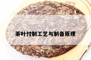 茶叶付制工艺与制备原理