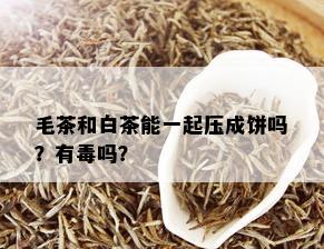 毛茶和白茶能一起压成饼吗？有吗？