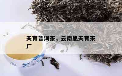 天育普洱茶，云南思天育茶厂