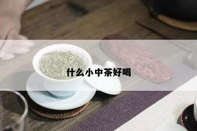 什么小中茶好喝