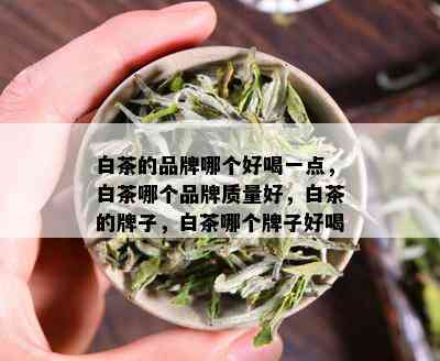 白茶的品牌哪个好喝一点，白茶哪个品牌质量好，白茶的牌子，白茶哪个牌子好喝