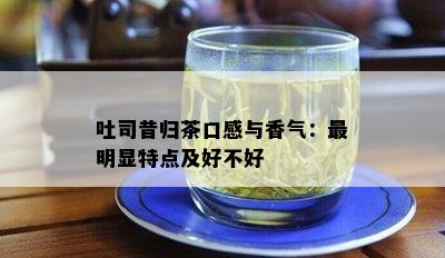 吐司昔归茶口感与香气：最明显特点及好不好