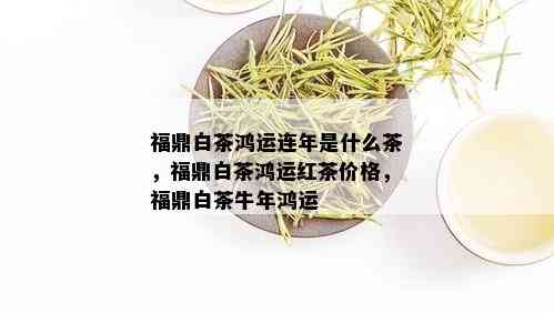 福鼎白茶鸿运连年是什么茶，福鼎白茶鸿运红茶价格，福鼎白茶牛年鸿运