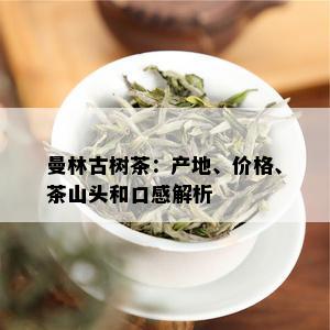 曼林古树茶：产地、价格、茶山头和口感解析