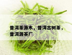 普洱茶源木，普洱古树茶，普洱源茶厂