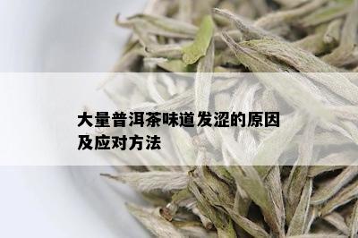 大量普洱茶味道发涩的原因及应对方法