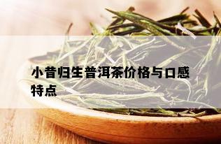 小昔归生普洱茶价格与口感特点