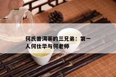 何氏普洱茶的三兄弟：之一人何仕华与何老师