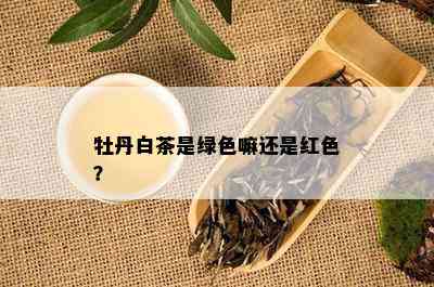 牡丹白茶是绿色嘛还是红色？