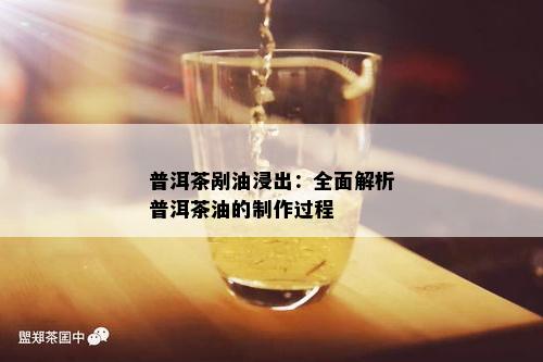 普洱茶剐油浸出：全面解析普洱茶油的制作过程