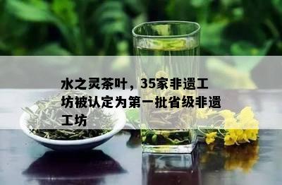 水之灵茶叶，35家非遗工坊被认定为之一批省级非遗工坊