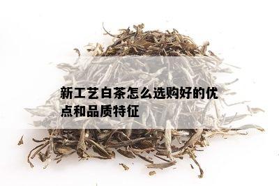 新工艺白茶怎么选购好的优点和品质特征