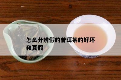 怎么分辨假的普洱茶的好坏和真假