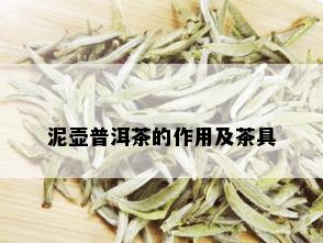 泥壶普洱茶的作用及茶具