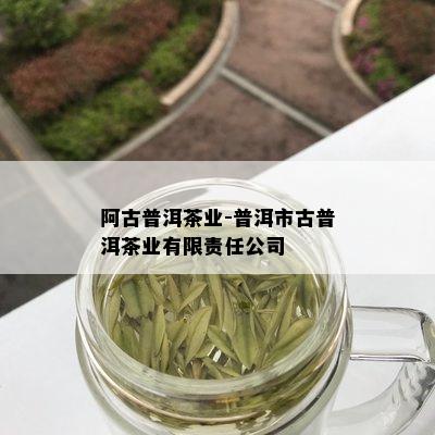 阿古普洱茶业-普洱市古普洱茶业有限责任公司