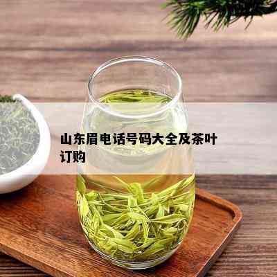 山东眉电话号码大全及茶叶订购