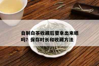 自制白茶收藏后要拿出来晒吗？保存时长和收藏方法