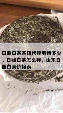 日照白茶茶饼代理电话多少，日照白茶怎么样，山东日照白茶价格表