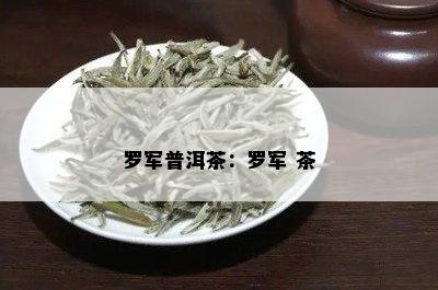 罗军普洱茶：罗军 茶