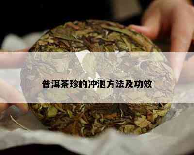 普洱茶珍的冲泡方法及功效