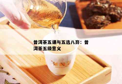 普洱茶五课与五选八弃：普洱茶五级意义