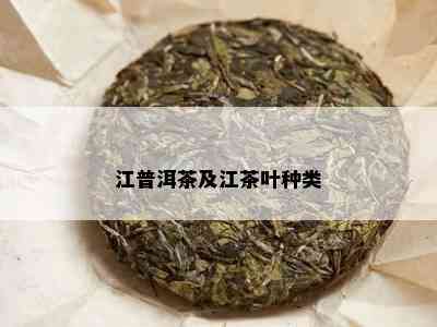 江普洱茶及江茶叶种类