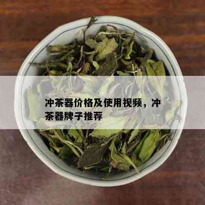 冲茶器价格及使用视频，冲茶器牌子推荐