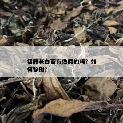 福鼎老白茶有做假的吗？如何鉴别？