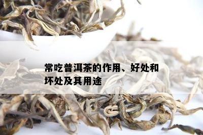 常吃普洱茶的作用、好处和坏处及其用途