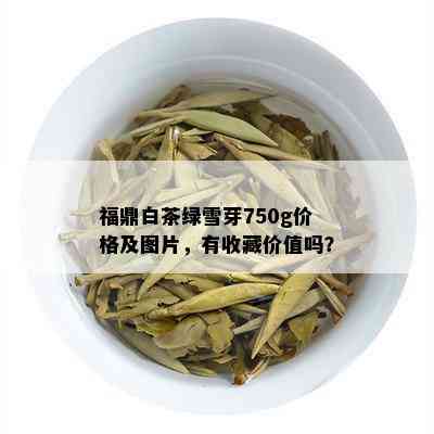 福鼎白茶绿雪芽750g价格及图片，有收藏价值吗？