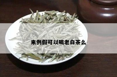 来例假可以喝老白茶么