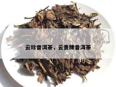 云珍普洱茶，云贵牌普洱茶