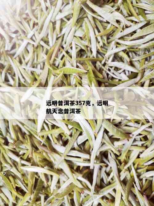 远明普洱茶357克，远明航天念普洱茶