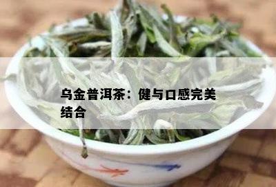 乌金普洱茶：健与口感完美结合