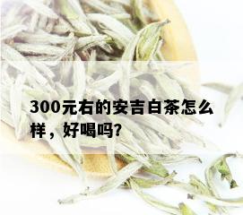 300元右的安吉白茶怎么样，好喝吗？