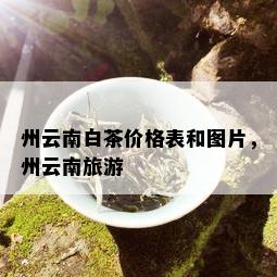 州云南白茶价格表和图片，州云南旅游