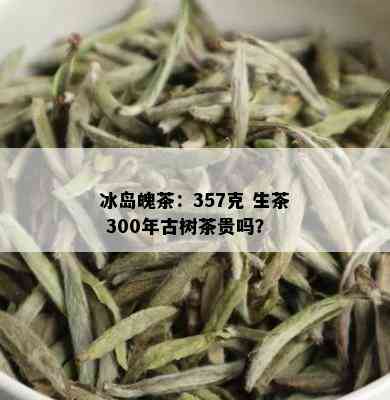 冰岛魄茶：357克 生茶 300年古树茶贵吗？