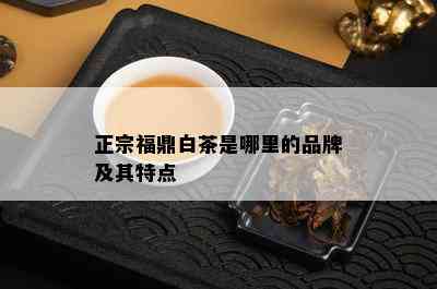 正宗福鼎白茶是哪里的品牌及其特点