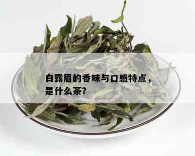 白露眉的香味与口感特点，是什么茶？