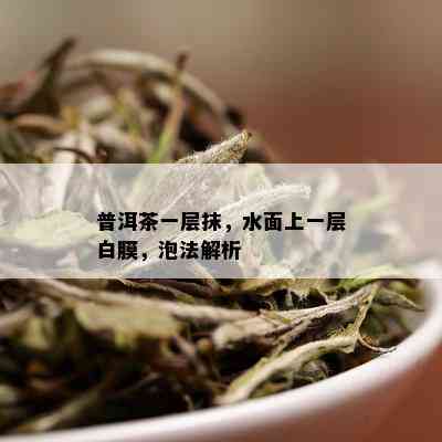 普洱茶一层抹，水面上一层白膜，泡法解析