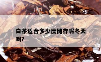 白茶适合多少度储存呢冬天喝？