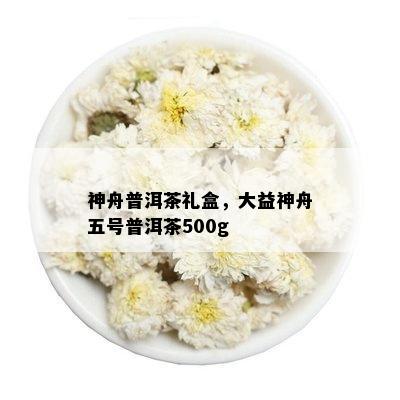 神舟普洱茶礼盒，大益神舟五号普洱茶500g