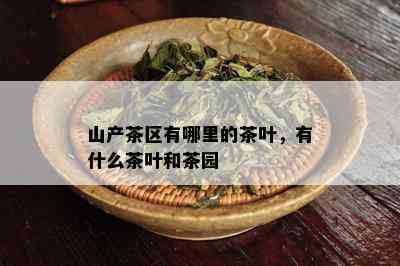 山产茶区有哪里的茶叶，有什么茶叶和茶园