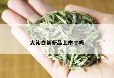 大沁白茶新品上市了吗